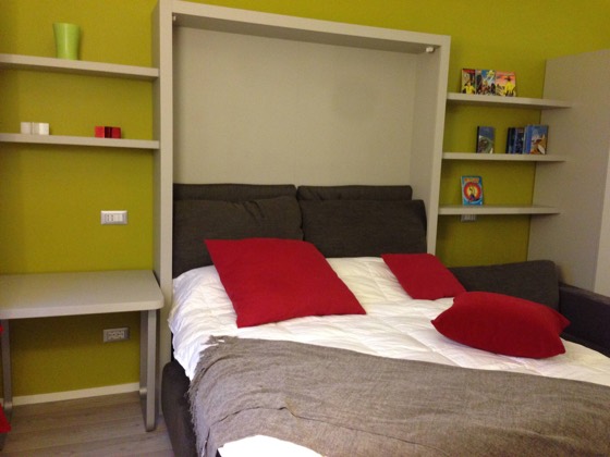 Bedroom 1 — king mattress — San Siro House apartment, Milan